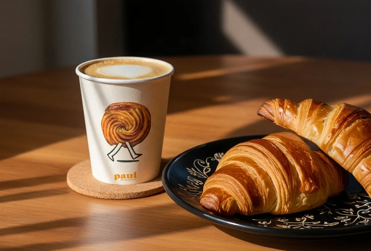 Café croissant Paul