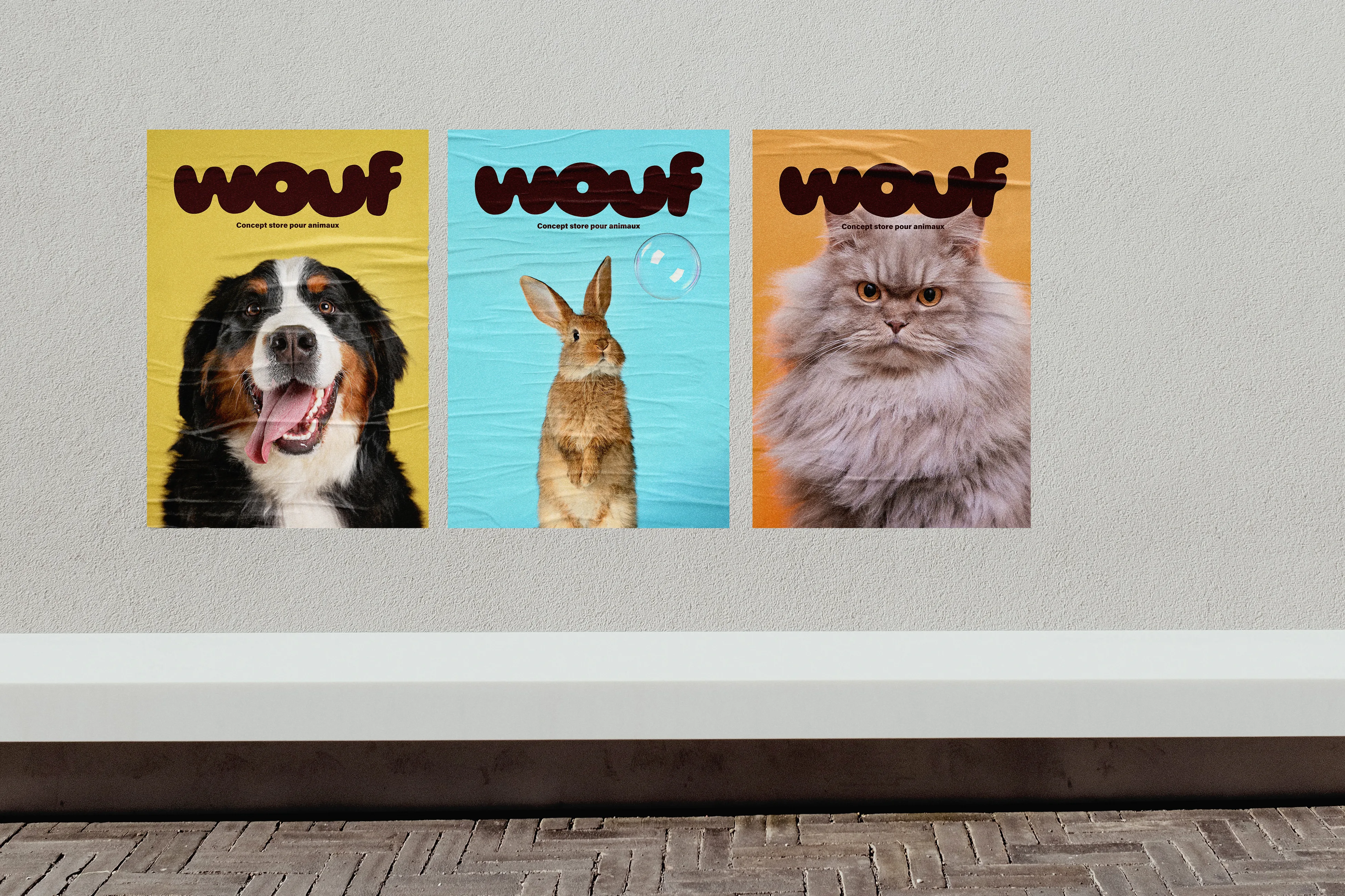 Trio affiches Wouf